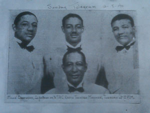 Mills' Brothers in the Sunday Telegram